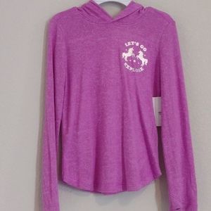 NWT Unicorn Hoodie Tee